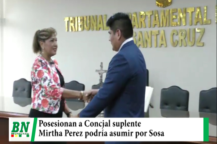Lee más sobre el artículo Mirtha Perez asume curul suplente de Sosa y podría reemplazar ante licencias o renuncia