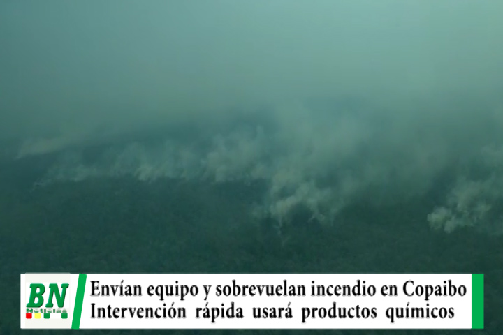 Lee más sobre el artículo Gobernación envía equipo para intervención rápida en Concepción y realizan sobrevuelo en incendio en Copaibo