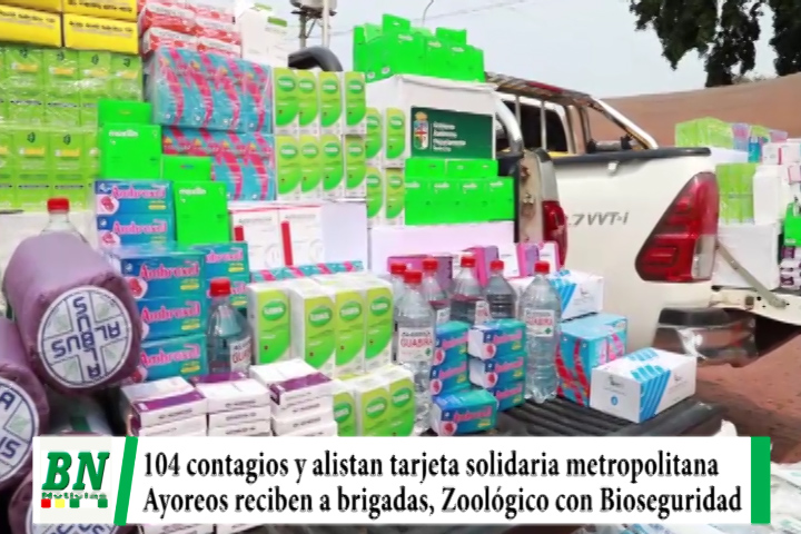 Lee más sobre el artículo Alerta coronavirus, 105 casos y municipios alistan tarjetas solidarias, brigadas atendieron a Ayoreos y Zoológico con Bioseguridad
