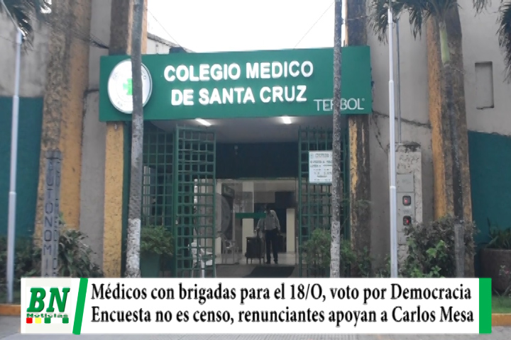 Lee más sobre el artículo Elección 2020,  Médicos con 50 brigadistas, Costas pide votar por Democracia y Salces diferencia censo de encuesta