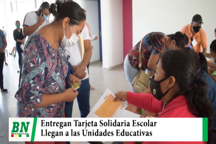 Lee más sobre el artículo Municipio entrega la Tarjeta Solidaria Escolar en los diferentes Módulos Educativos de la ciudad