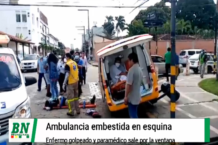 Lee más sobre el artículo Ambulancia accidentada en cruce de semáforo deja a tres heridos, hecho se investiga