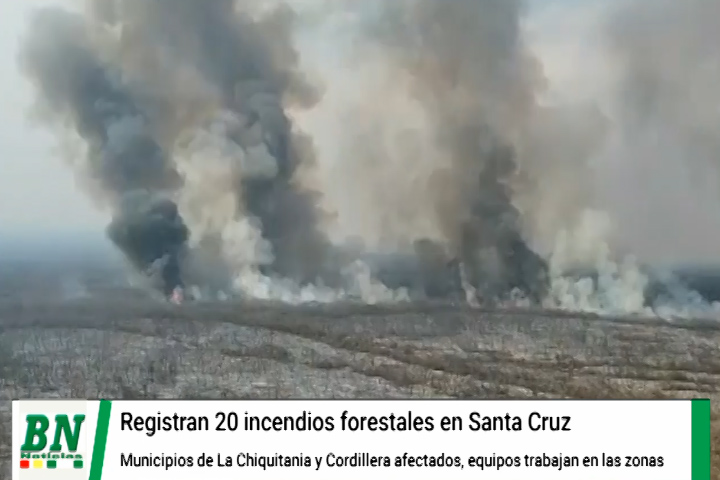 Lee más sobre el artículo Registran 20 incendios forestales y envían equipos y enseres, San José de Chiquitos verificó focos de quema