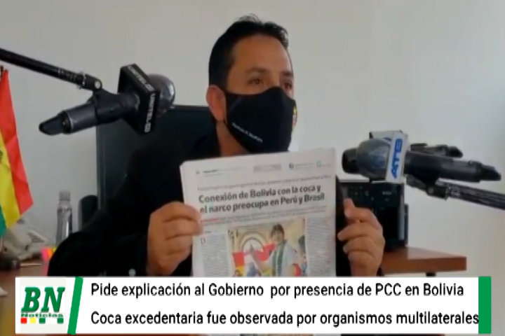 Lee más sobre el artículo Montero, coca excedentaria y narcotráfico en el país fue advertido por organismos multilaterales, pide explicar denuncia de PCC en Bolivia
