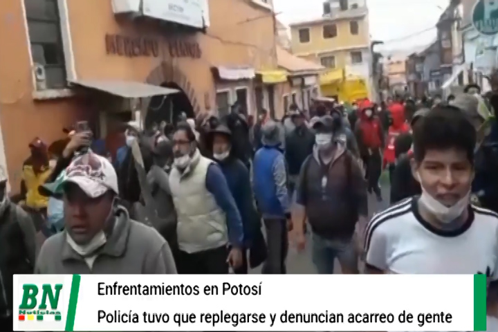 Lee más sobre el artículo Enfrentamientos en Potosí con heridos y un fallecido, temen que se descontrole la situación