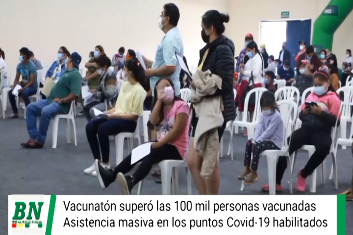 Lee más sobre el artículo Alerta coronavirus, Crecen contagios y pacientes en UTIs,  Vacunatón llega a más de 100 mil personas