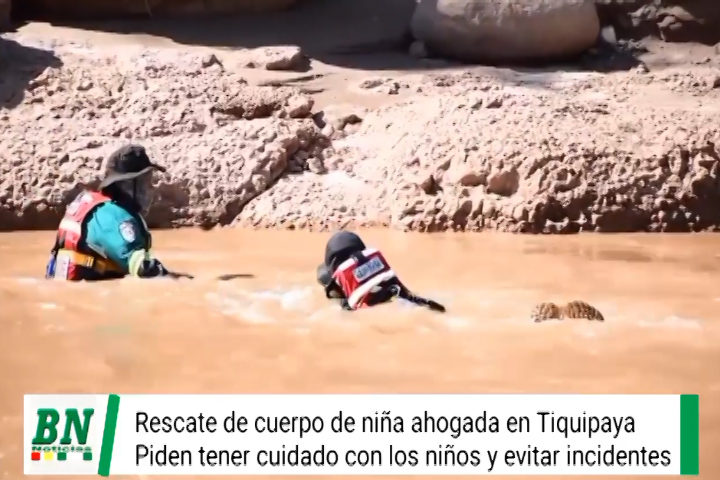 Lee más sobre el artículo Gobernación recomienda mayor control a los niños que viven en inmediaciones de los ríos, luego del rescate del cuerpo de niña ahogada en Tiquipaya