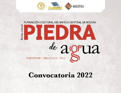 Lee más sobre el artículo REVISTA CULTURAL PIEDRA DE AGUA PRESENTA CONVOCATORIA 2022