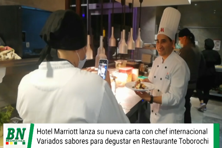 Lee más sobre el artículo El Restaurante del Hotel Marriott presenta su nueva carta y sorprende con nueva propuesta y sabores con chef Internacional