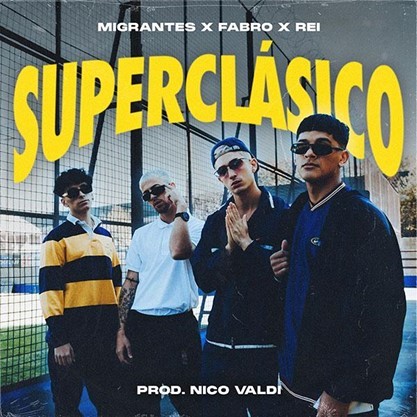 Lee más sobre el artículo Migrantes une fuerzas con Fabro y Rei en su nuevo single y video “Superclásico”