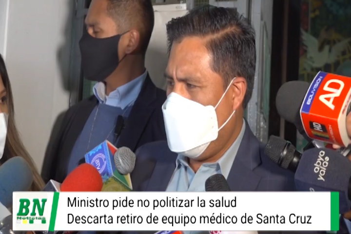 Lee más sobre el artículo Gobierno descarta retiro de equipo médico de santa Cruz y pide a la Gobernación no politizar la salud