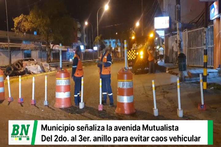 Lee más sobre el artículo Gobierno Municipal realiza trabajos de señalización horizontal en la avenida Mutualista
