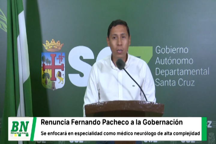 Lee más sobre el artículo Fernando Pacheco se aparta del cargo de secretario de Salud por motivos personales