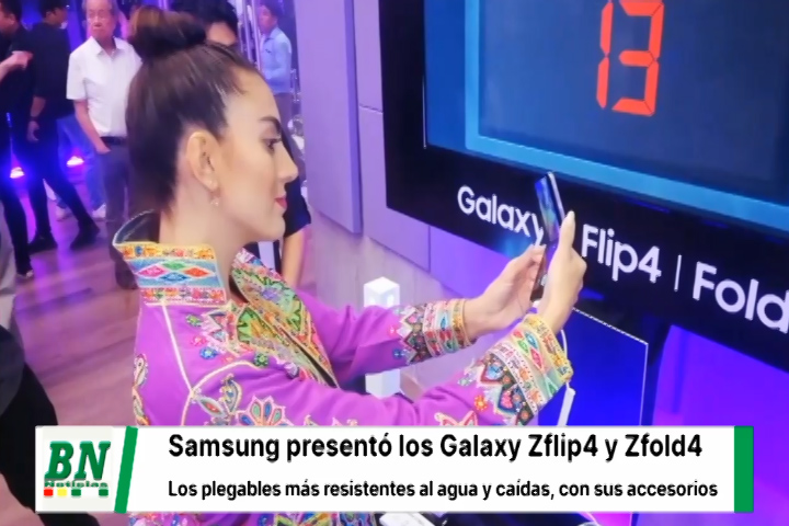 Lee más sobre el artículo Samsung pintó de purpura a Bolivia en la presentación oficial de los Galaxy Z Flip4 y Z Fold4