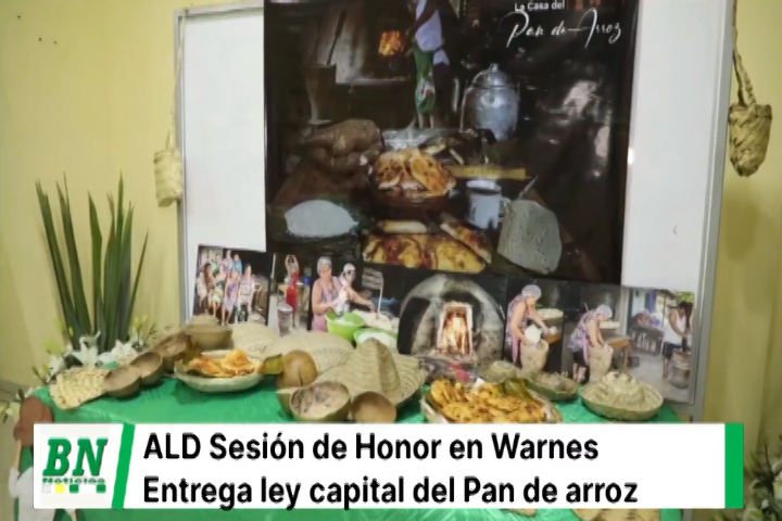 Lee más sobre el artículo Como regalo en la fiesta de nuestra Señora del Rosario, Warnes Capital Departamental del Pan de Arroz