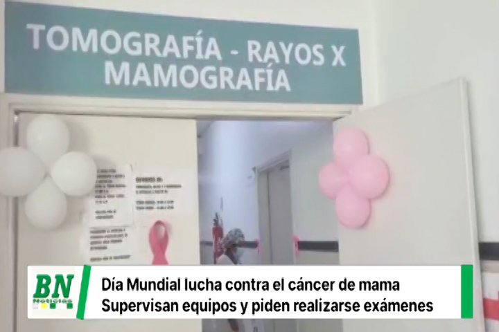 Lee más sobre el artículo Supervisan equipos en hospital por el día de la lucha contra el cáncer de mama, Concejal asegura que no hay condiciones