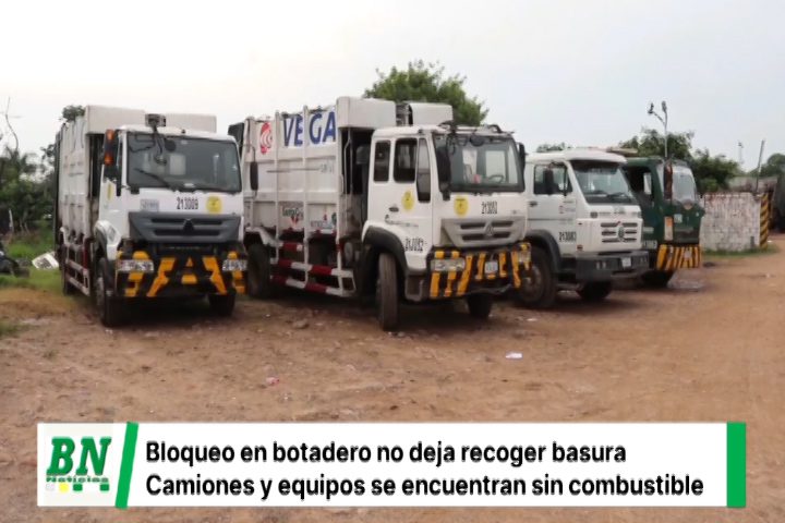 Lee más sobre el artículo Emacruz no puede recoger la basura por el bloqueo en el botadero y falta de combustible, incluso personal no ingresa, SIB ve que se generará daño en la ciudad