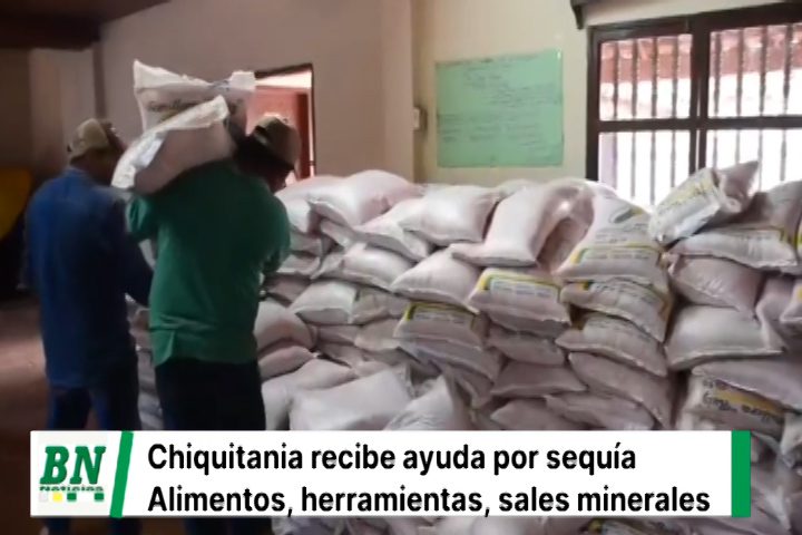 Lee más sobre el artículo Sequía Gobernación llega con ayuda a San José de Chiquitos y San Rafael