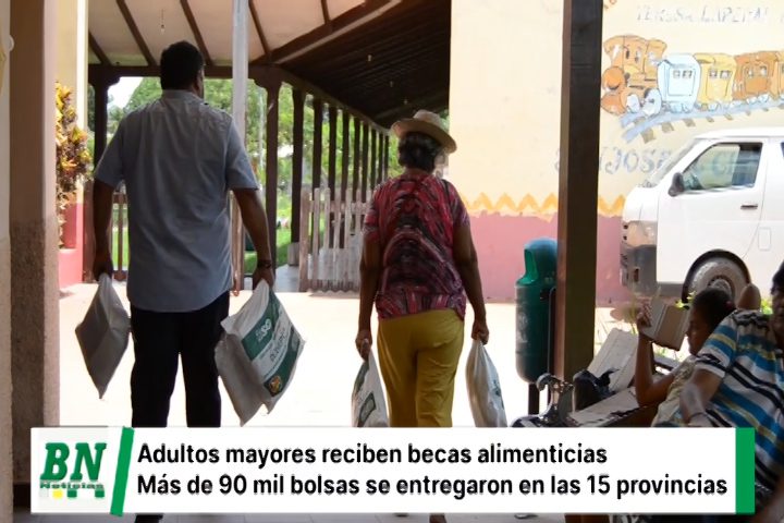 Lee más sobre el artículo En San José de Chiquitos, Pailón y Roboré, Sedepos inicia entrega de becas alimenticias a 761 adultos mayores