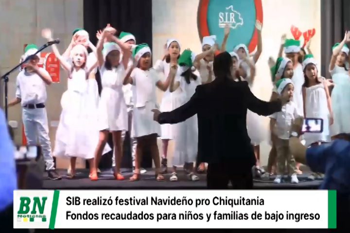 Lee más sobre el artículo SIB realizó el festival navideño en pro de la Chiquitanía y recursos recaudado serán distribuidos a niños y familias de bajos ingresos