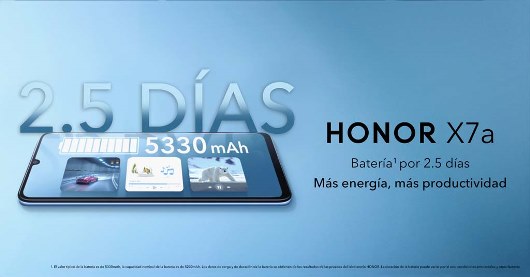 HONOR X7a, el smartphone con una batería  para dos días y medio llega a Bolivia