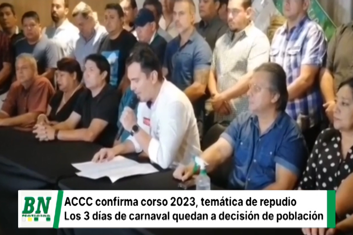 Lee más sobre el artículo La ACCC decide realizar el Corso 2023 con temática de protesta por la detención del Gobernador Camacho