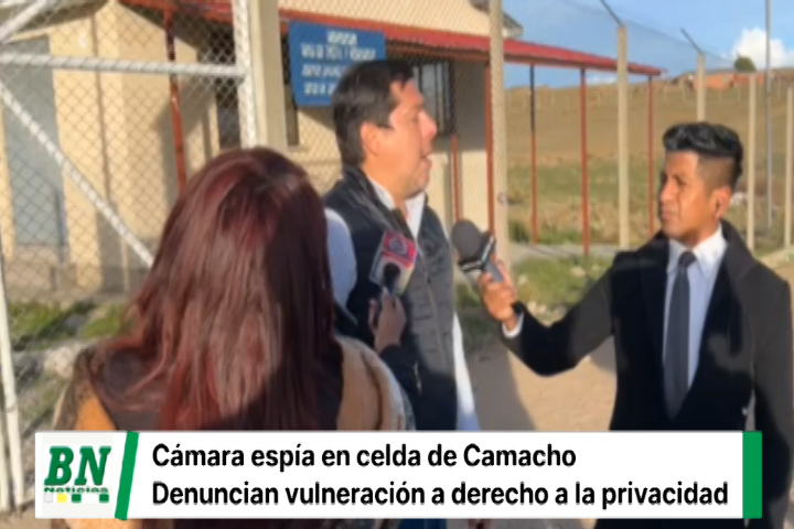 Denuncian que en la celda de Camacho había cámara espía, rechazan y repudian su colocado, CIDH y Gobierno deben investigar, dice Cuellar