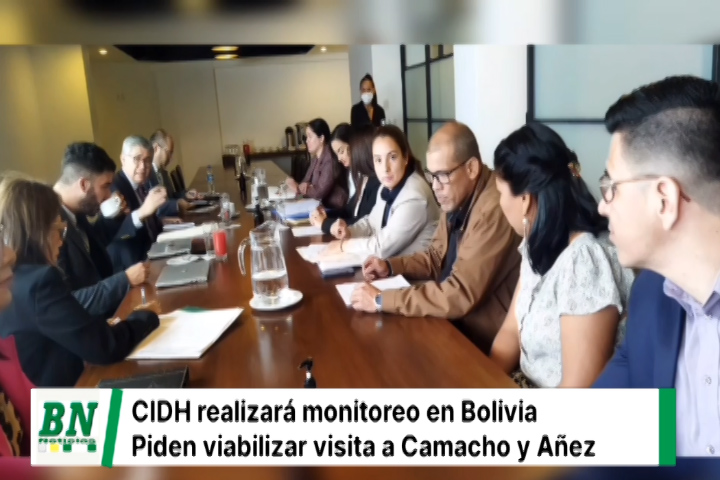CIDH manifestó interés de monitorear situación de derechos humanos en Bolivia, Creemos pide que visiten a Camacho y Añez