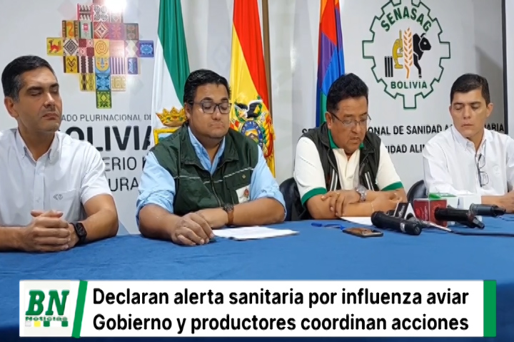 Lee más sobre el artículo Alerta aviar, Gobierno declara alerta sanitaria por influenza aviar, el foco está en Cochabamba y coordina acciones con los productores