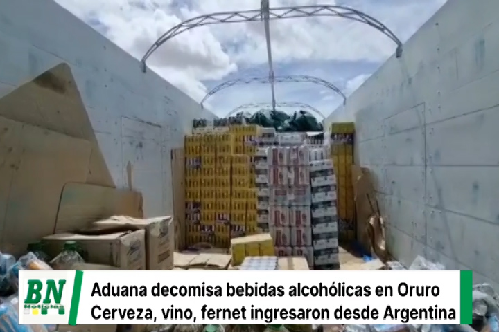 Lee más sobre el artículo Operativos carnavaleros: Aduana comisa 16.225 litros de bebidas alcohólicas en Oruro