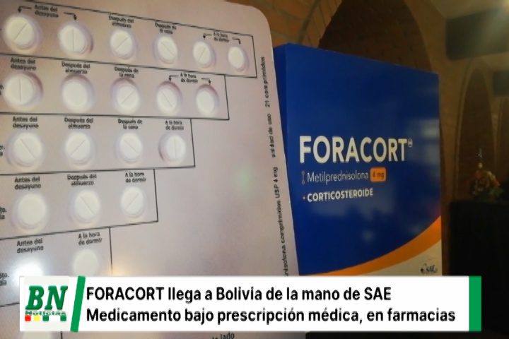 Lee más sobre el artículo SAE Bolivia presenta Foracort, una alternativa efectiva y segura en tratamientos de enfermedades inflamatorias