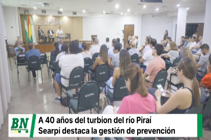 Lee más sobre el artículo Searpi inicia la conmemoración de los 40 años del turbión, en un foro de la UPSA destacando la gestión de prevención
