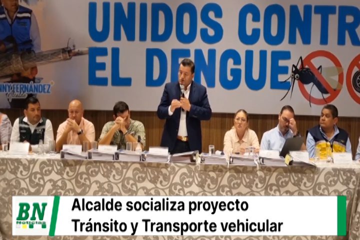 Lee más sobre el artículo Alcalde Jhonny Fernández socializa gran proyecto de tránsito y transporte vehícular en la capital cruceña