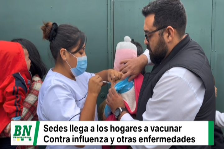 Lee más sobre el artículo El Sedes sale a los hogares a vacunar contra la influenza y otras enfermedades inmuno-prevenibles*
