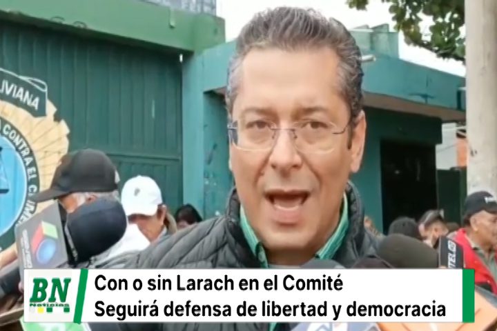 Lee más sobre el artículo Egüez:  “Con o sin Fernando Larach en el Comité Cívico el pueblo seguirá defendiendo  la libertad y la democracia”