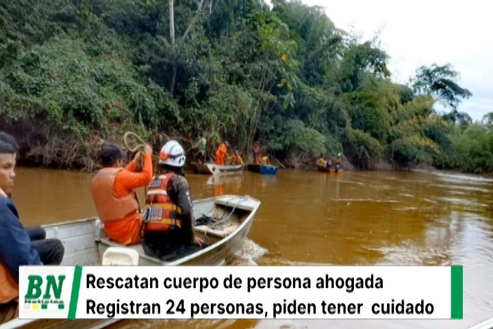 Lee más sobre el artículo Equipo de rescate de la Gobernación recupera un cuerpo ahogado en el río San Pablo