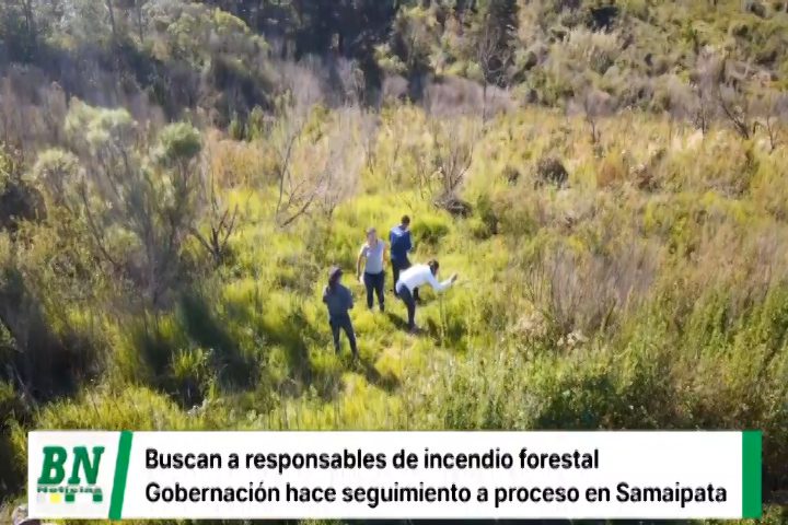 Lee más sobre el artículo Gobernación hace seguimiento a procesos por incendios forestales en Samaipata