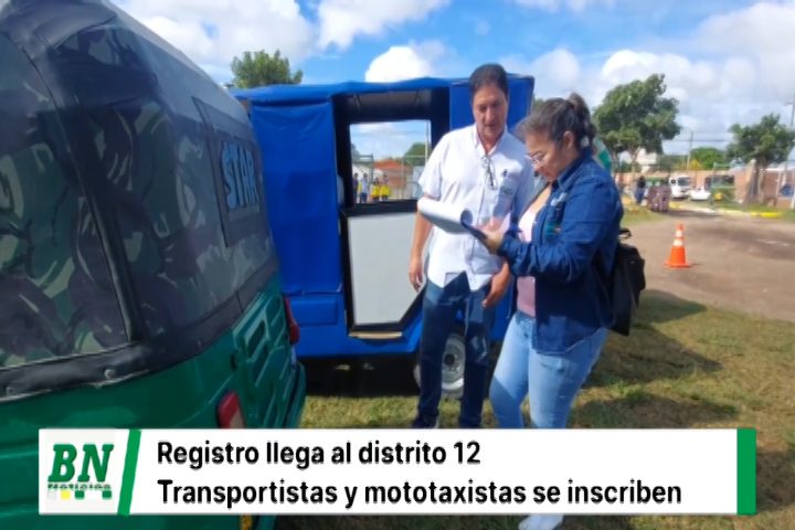 Lee más sobre el artículo Inicia registro de transportistas y mototaxistas en el Distrito Municipal 12