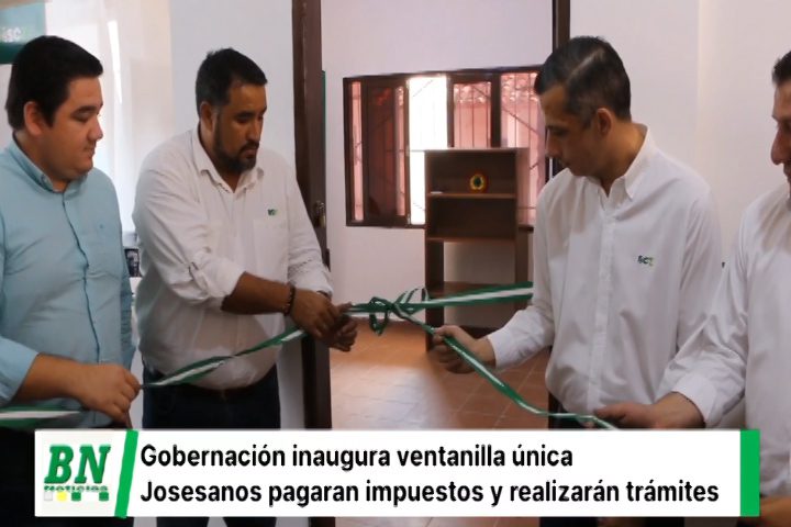 Lee más sobre el artículo Gobernación apertura ventanilla única de trámites en la provincia Chiquitos