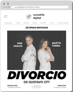 Lee más sobre el artículo DIVORCIO, de Gustavo Ott se estrena en el Teatro Lara de Madrid