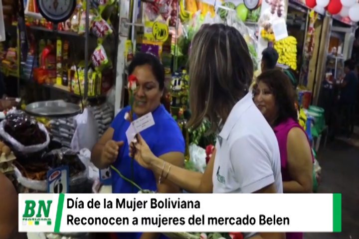 Lee más sobre el artículo Mujeres del mercado Belén son reconocidas por el Día de la Mujer Boliviana