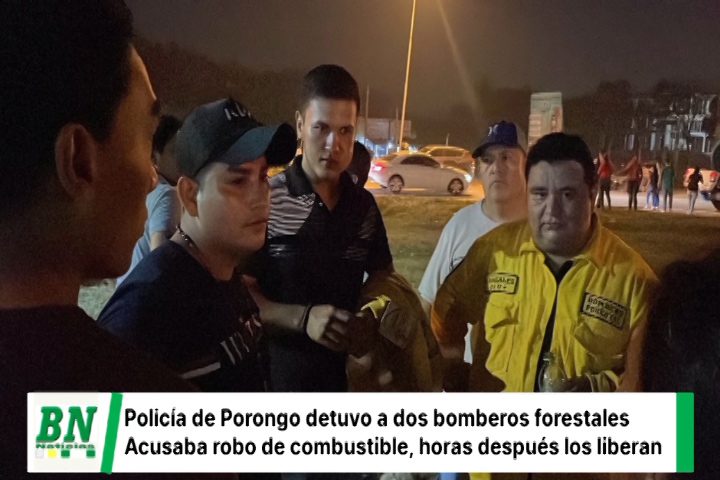 Lee más sobre el artículo Policía de Porongo detuvo a 2 bomberos forestales por supuesto robo de combustible, fueron liberados