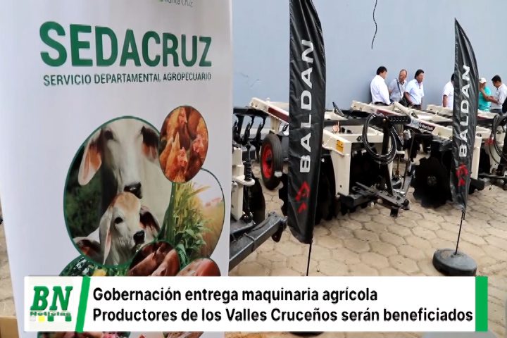Lee más sobre el artículo Gobernación entrega maquinaria agrícola para apoyar a productores de los valles