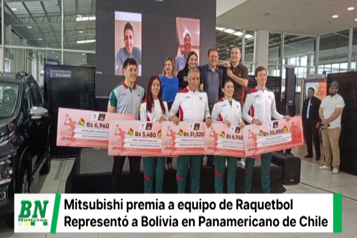 Mitsubishi Motors Bolivia premia a los medallistas de los Juegos Panamericanos Santiago 2023