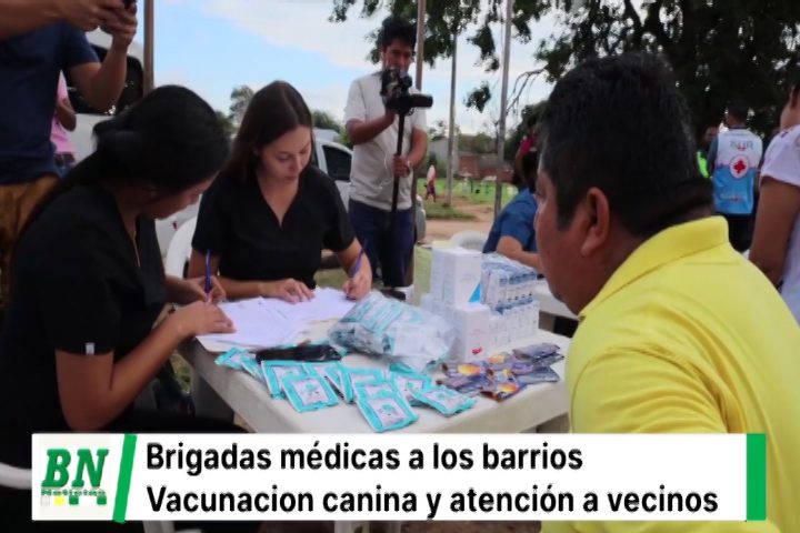Lee más sobre el artículo Brigadas médicas llegan a los barrios y vacunan a mascotas y dan atención a los vecinos