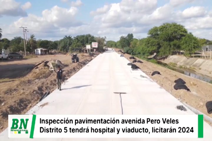 Lee más sobre el artículo Alcalde inspeccionó el avance de obras de la avenida Pero Vélez, promete hospital y viaducto para el Distrito 5