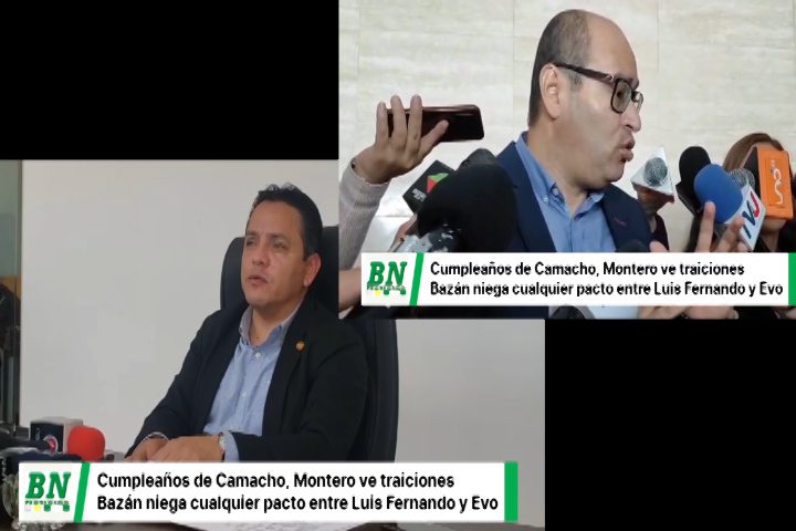 Lee más sobre el artículo Montero, varios traicionaron al Gobernador Camacho, Bazán niega pacto con Evo Morales