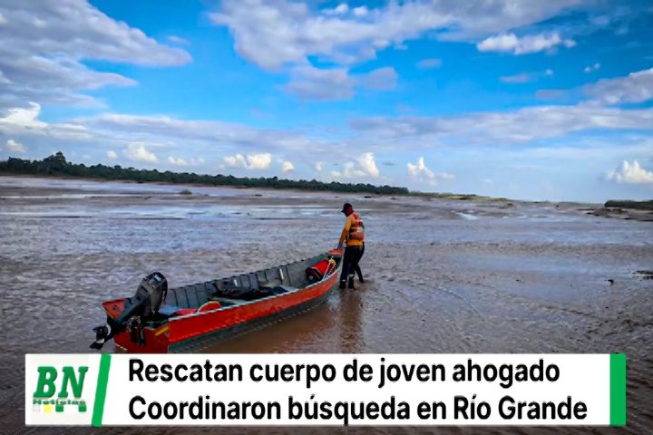 Lee más sobre el artículo Equipo de rescate de la Gobernación, en coordinación con la DEM, recupera un cuerpo ahogado en Pailón